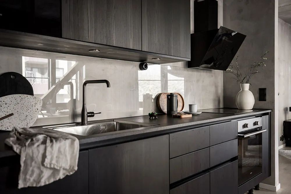 lundin,公寓設計,公寓設計案例,45㎡,工業風,小公寓,小公寓設計效果圖,小戶型設計,哥德堡