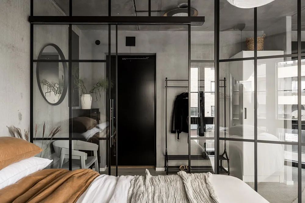 lundin,公寓設計,公寓設計案例,45㎡,工業風,小公寓,小公寓設計效果圖,小戶型設計,哥德堡