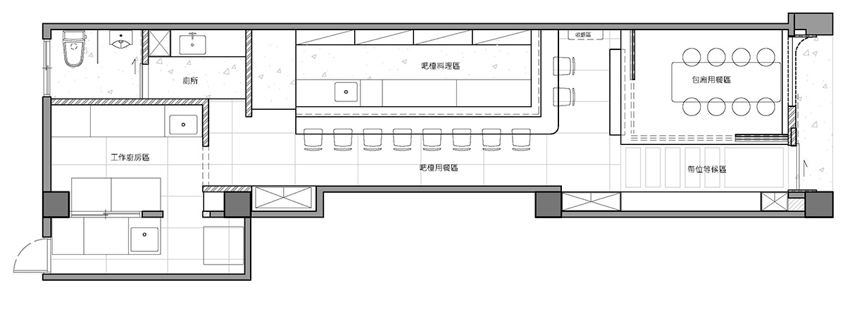 日料店設計方案,日料餐廳裝修,休閑餐廳設計,參拾柒號室內設計,餐廳設計,一冠割烹,日式料理,台北,餐廳改造