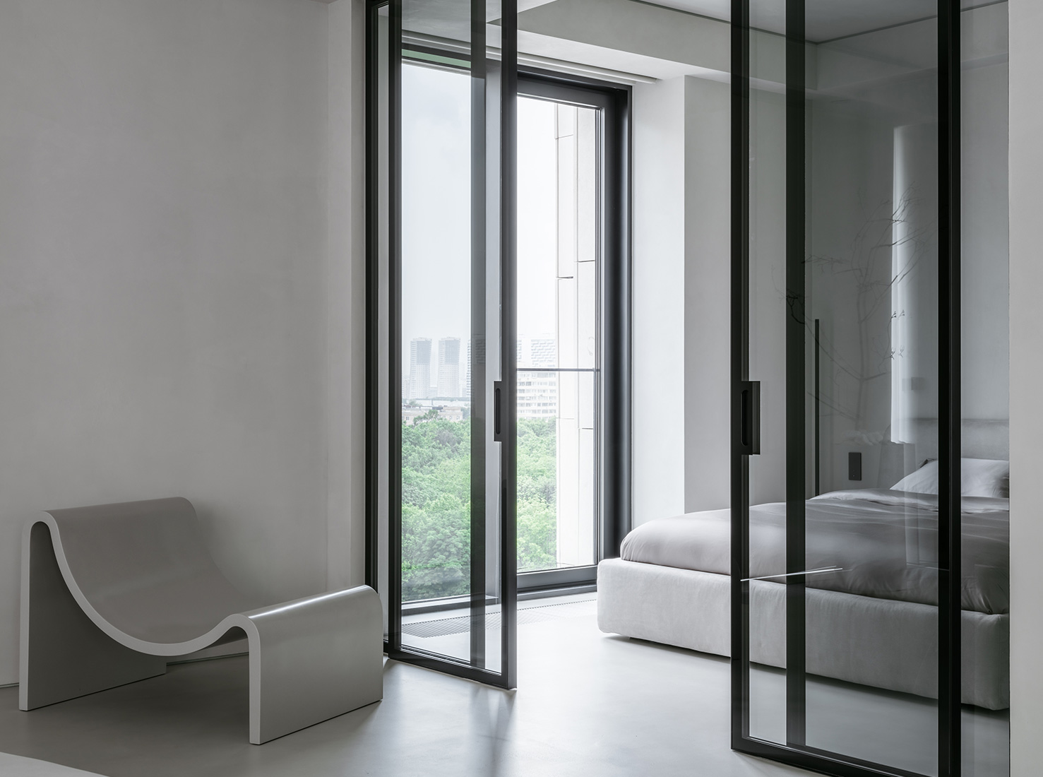 Doronina Design,公寓設計,公寓設計案例,75㎡,微水泥,小公寓,小公寓設計效果圖,小戶型設計,莫斯科