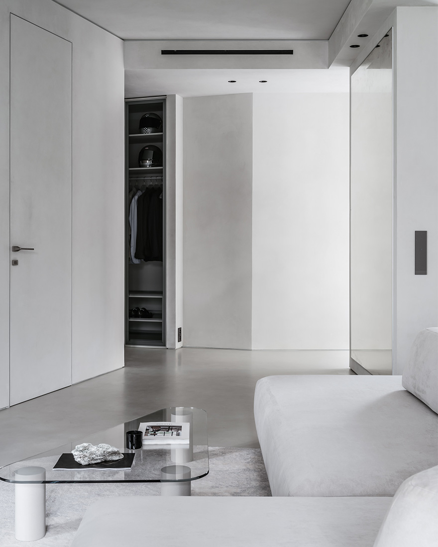 Doronina Design,公寓設計,公寓設計案例,75㎡,微水泥,小公寓,小公寓設計效果圖,小戶型設計,莫斯科