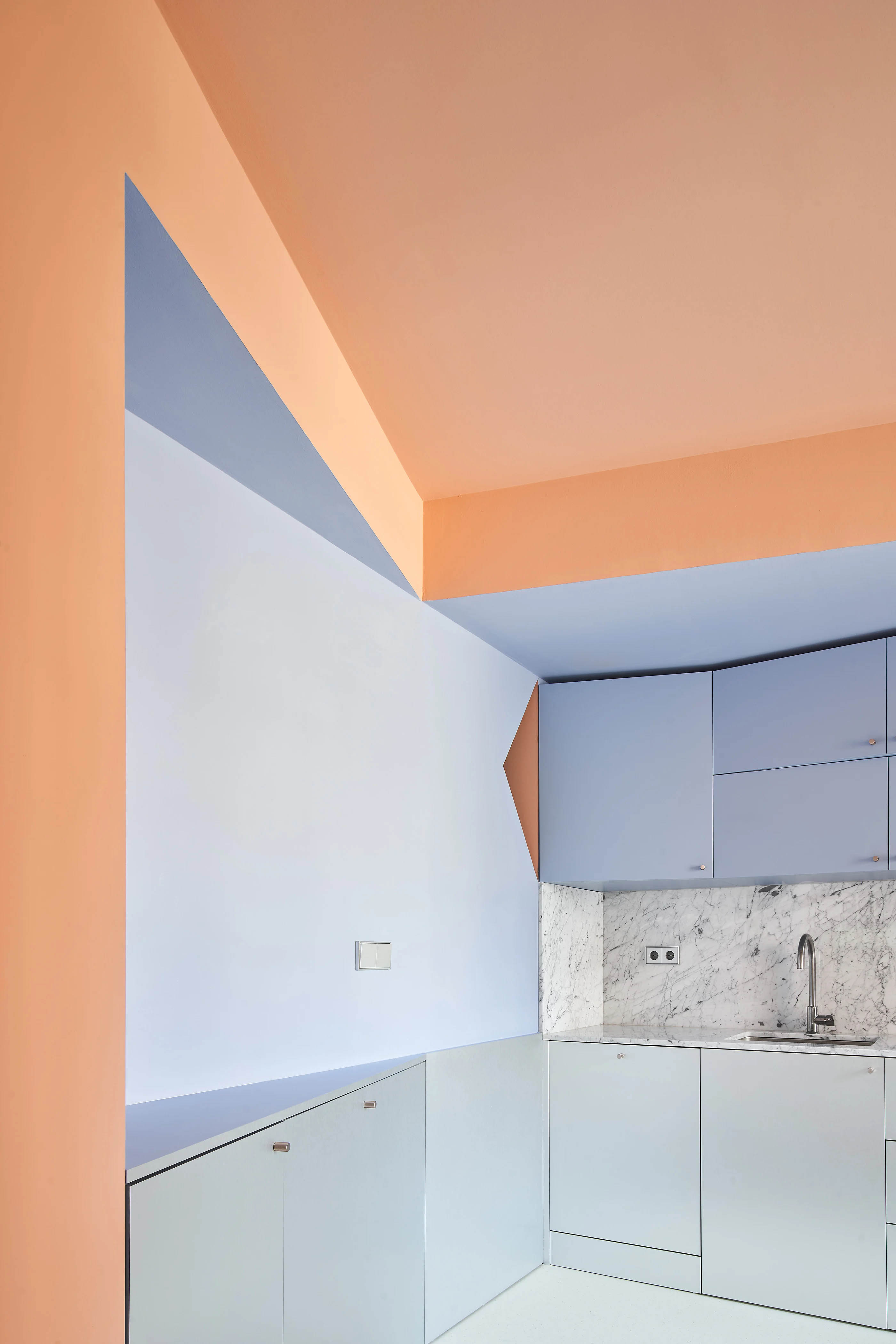 AMOO,公寓設計案例,公寓設計方案,公寓改造,西班牙,巴塞羅那,48㎡