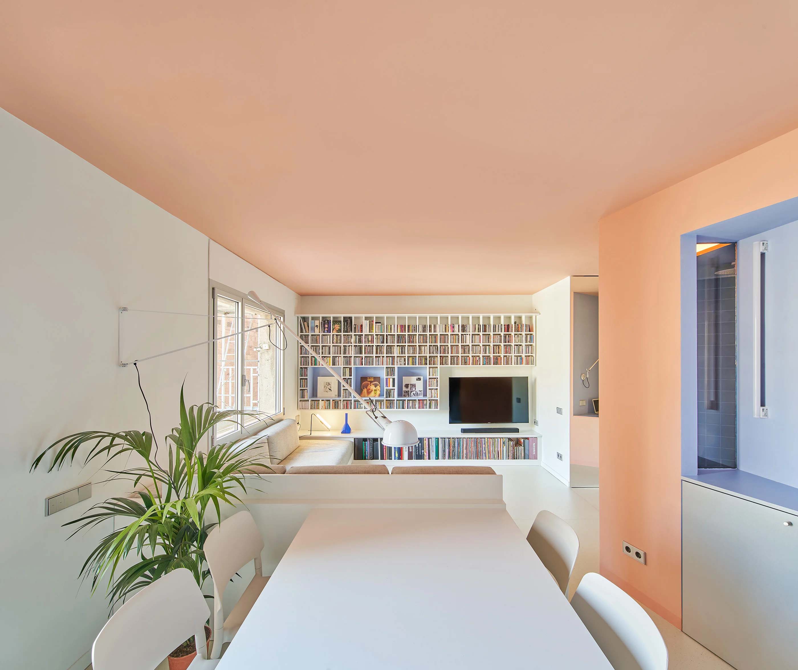 AMOO,公寓設計案例,公寓設計方案,公寓改造,西班牙,巴塞羅那,48㎡