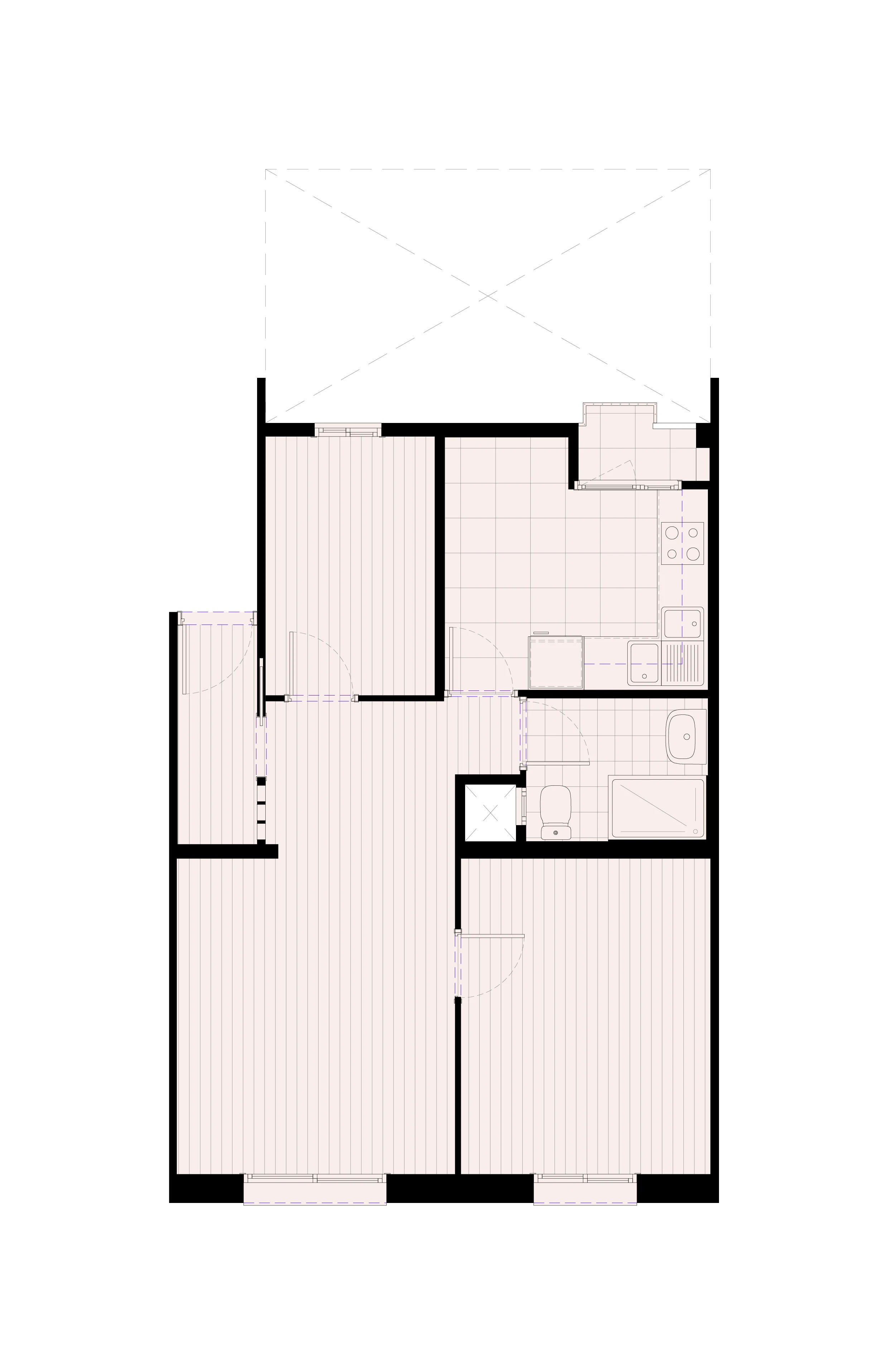 AMOO,公寓設計案例,公寓設計方案,公寓改造,西班牙,巴塞羅那,48㎡