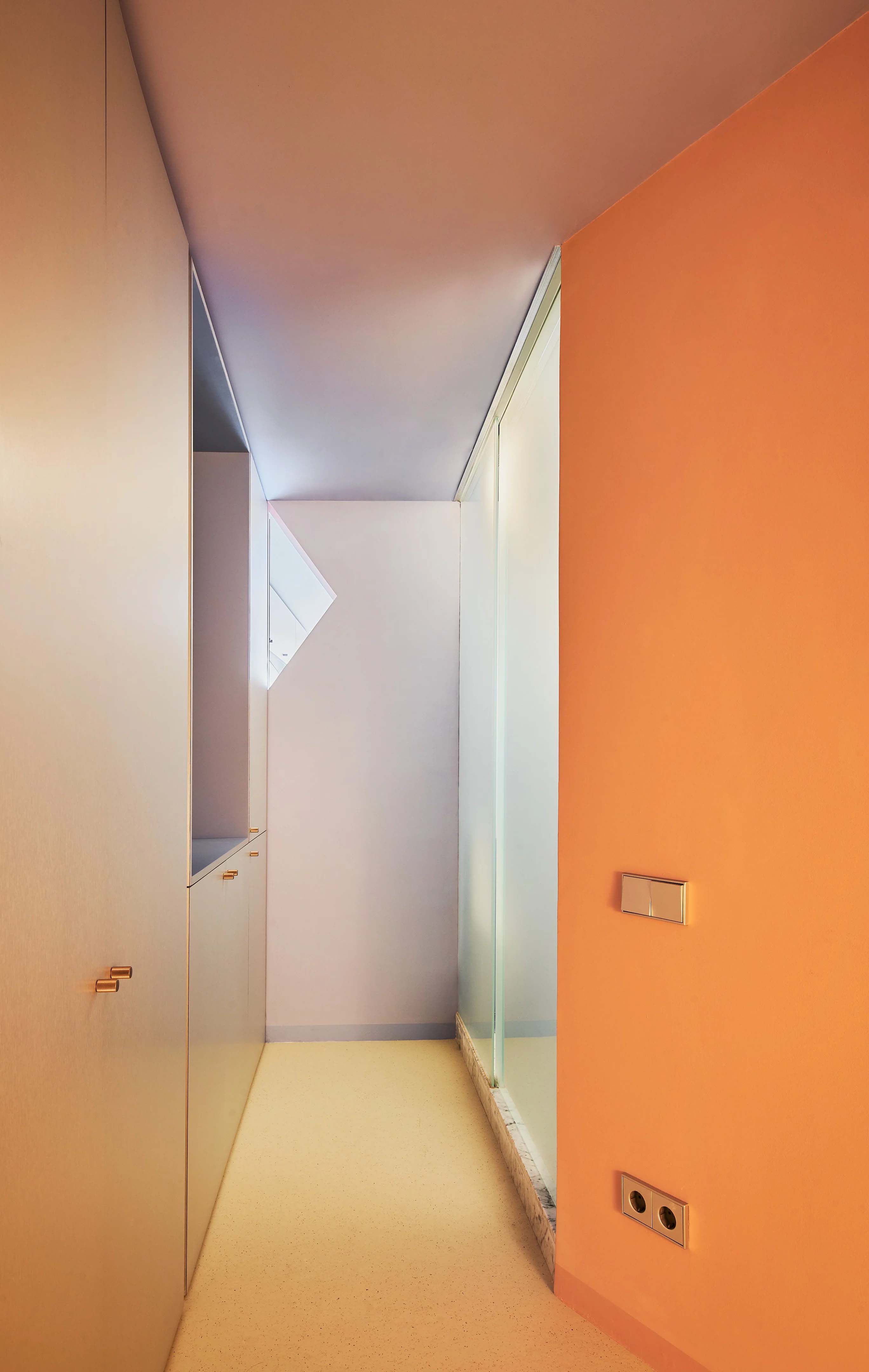 AMOO,公寓設計案例,公寓設計方案,公寓改造,西班牙,巴塞羅那,48㎡