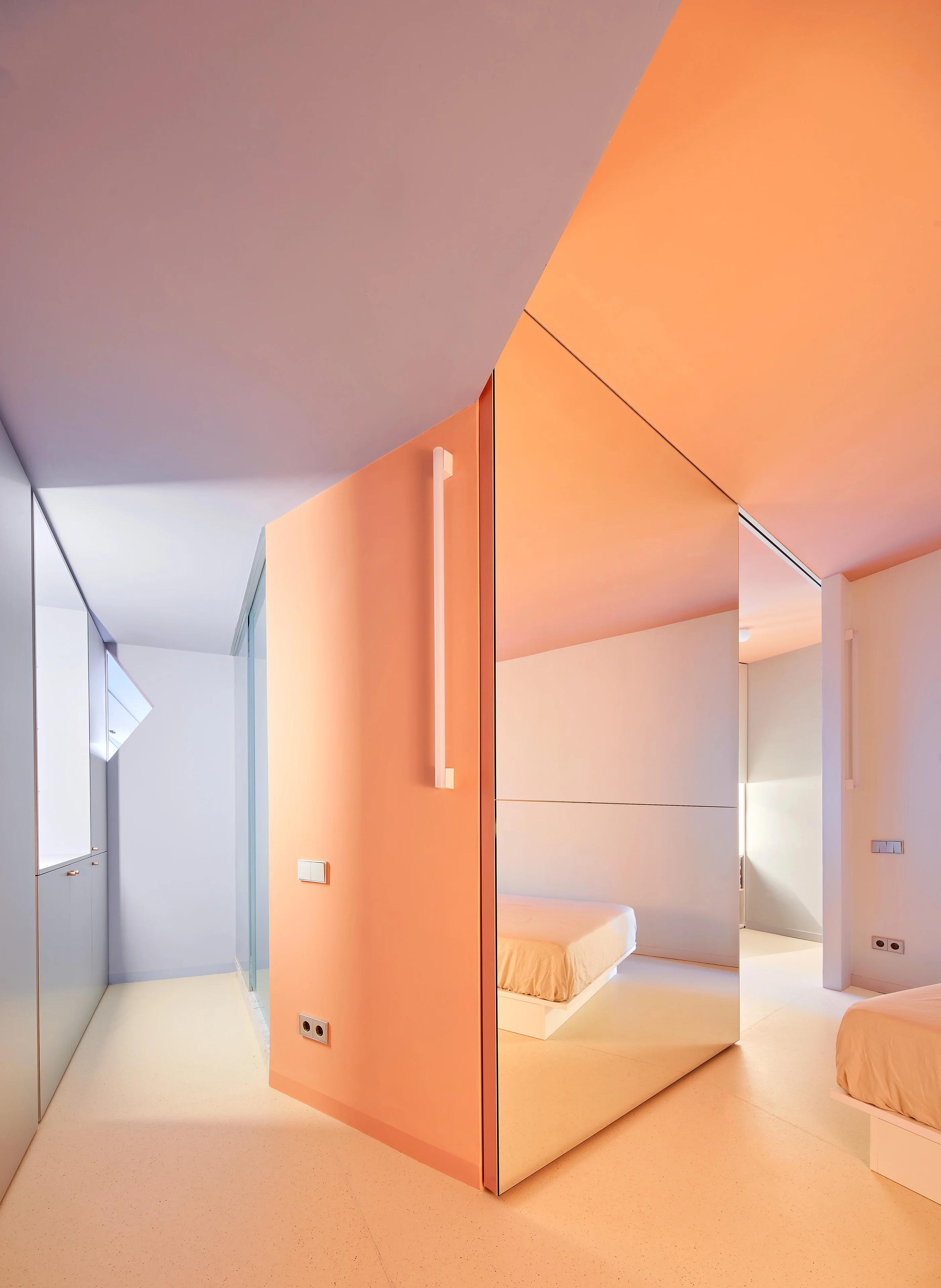 AMOO,公寓設計案例,公寓設計方案,公寓改造,西班牙,巴塞羅那,48㎡