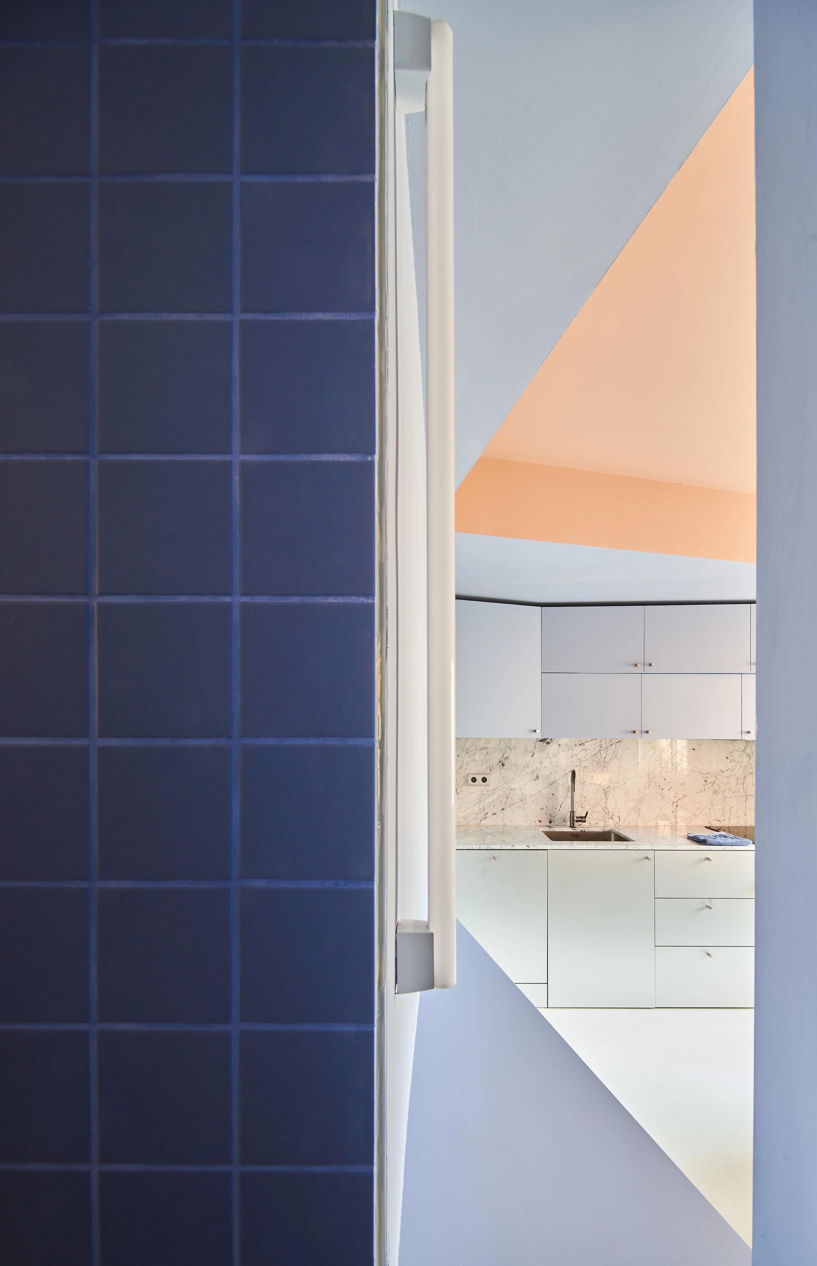 AMOO,公寓設計案例,公寓設計方案,公寓改造,西班牙,巴塞羅那,48㎡