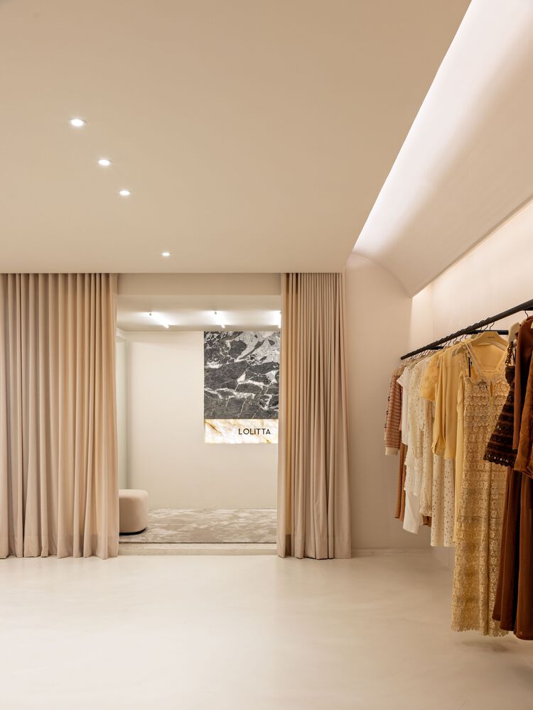 零售店設計,服裝零售店設計,服裝店設計,AR Arquitetos,女裝店設計案例,Lolitta Store,巴西,極簡主義,315㎡