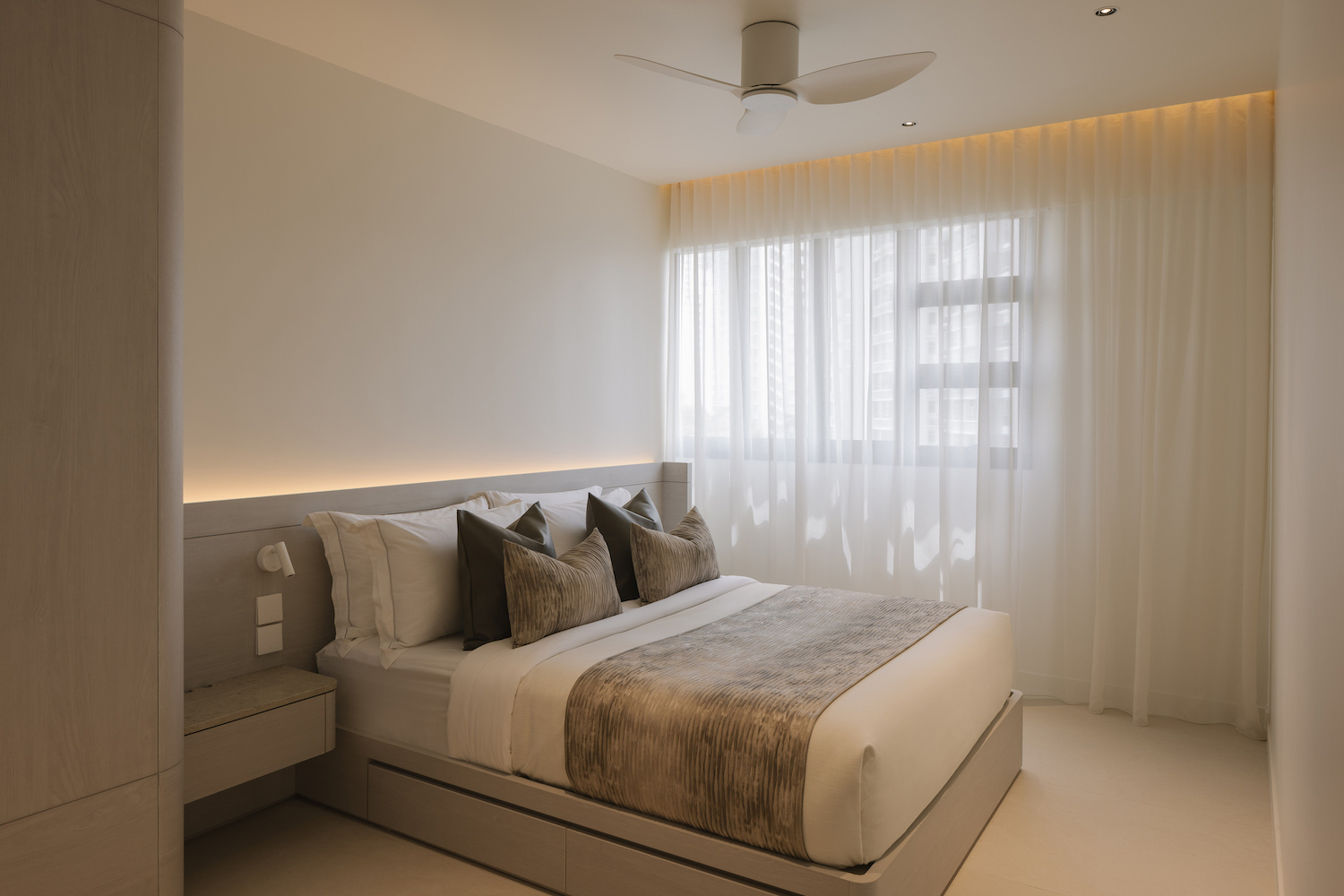 Parenthesis,公寓設計,公寓設計案例,中性色,公寓設計效果圖,新加坡,極簡風格,極簡主義