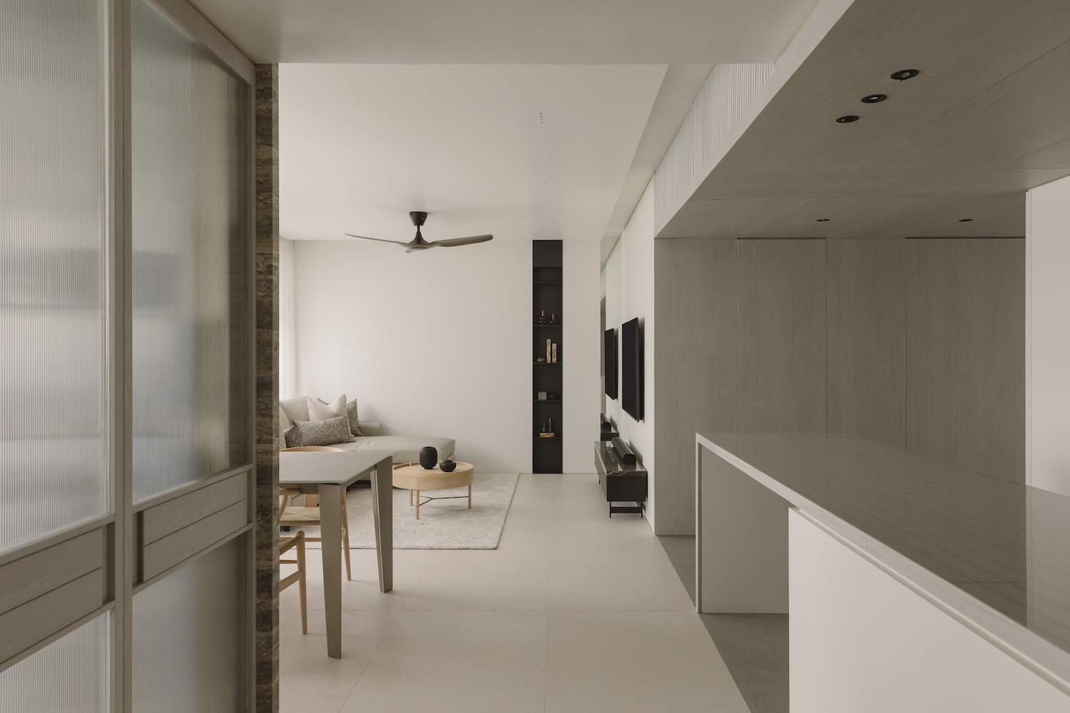 Parenthesis,公寓設計,公寓設計案例,中性色,公寓設計效果圖,新加坡,極簡風格,極簡主義