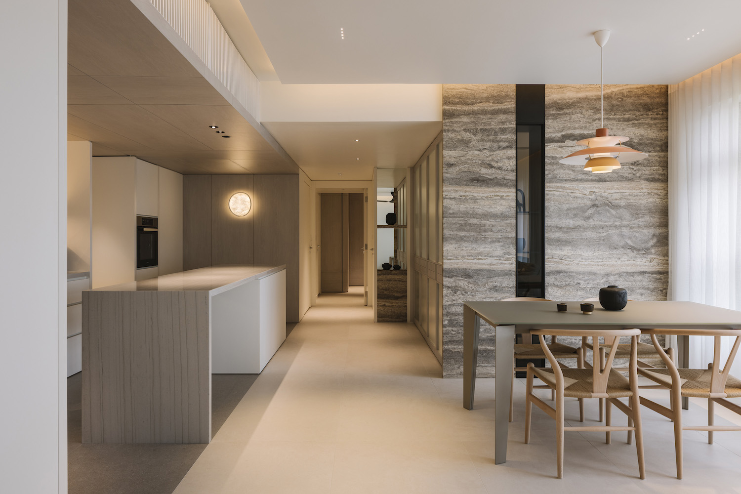 Parenthesis,公寓設計,公寓設計案例,中性色,公寓設計效果圖,新加坡,極簡風格,極簡主義