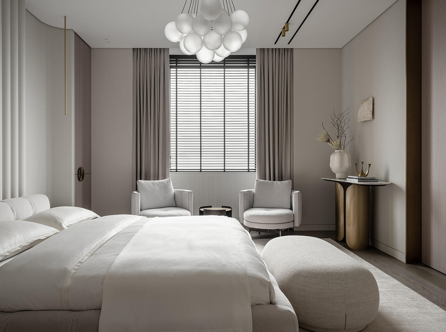 Quadro Room,大平層設計,190㎡,莫斯科,大平層裝修,輕奢風格,大平層設計案例,Quadro Room設計案例,Quadro Room作品