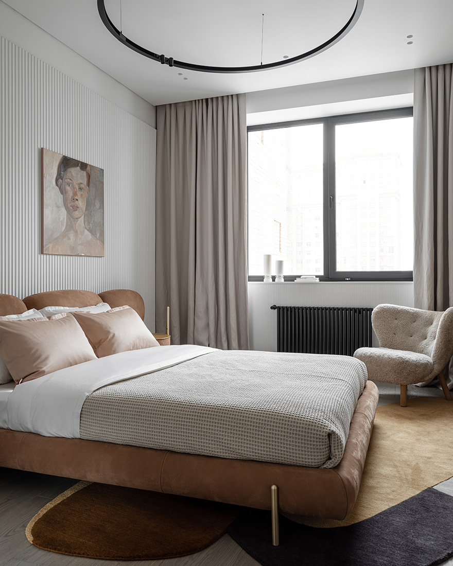 Quadro Room,大平層設計,190㎡,莫斯科,大平層裝修,輕奢風格,大平層設計案例,Quadro Room設計案例,Quadro Room作品