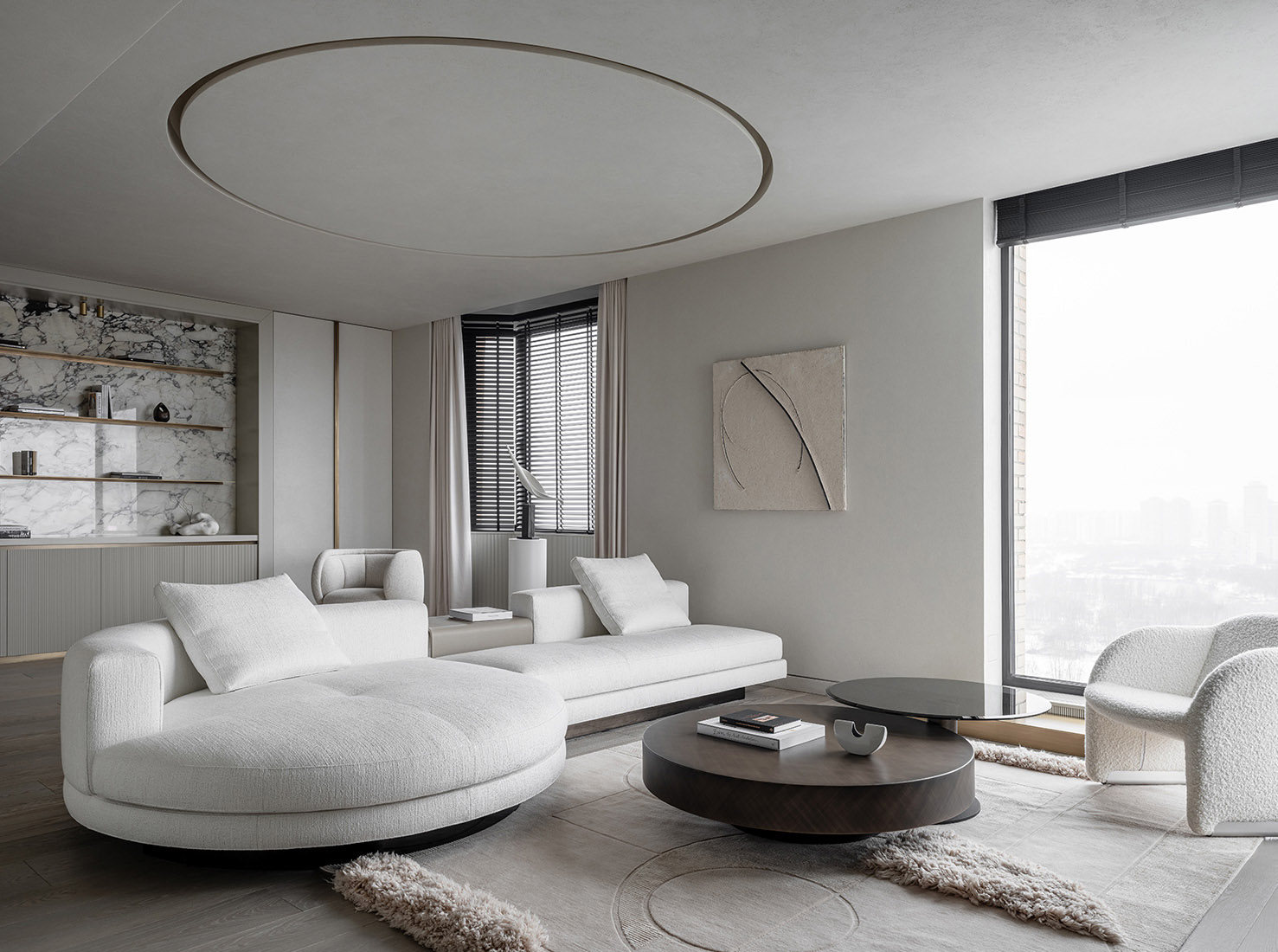 Quadro Room,大平層設計,190㎡,莫斯科,大平層裝修,輕奢風格,大平層設計案例,Quadro Room設計案例,Quadro Room作品