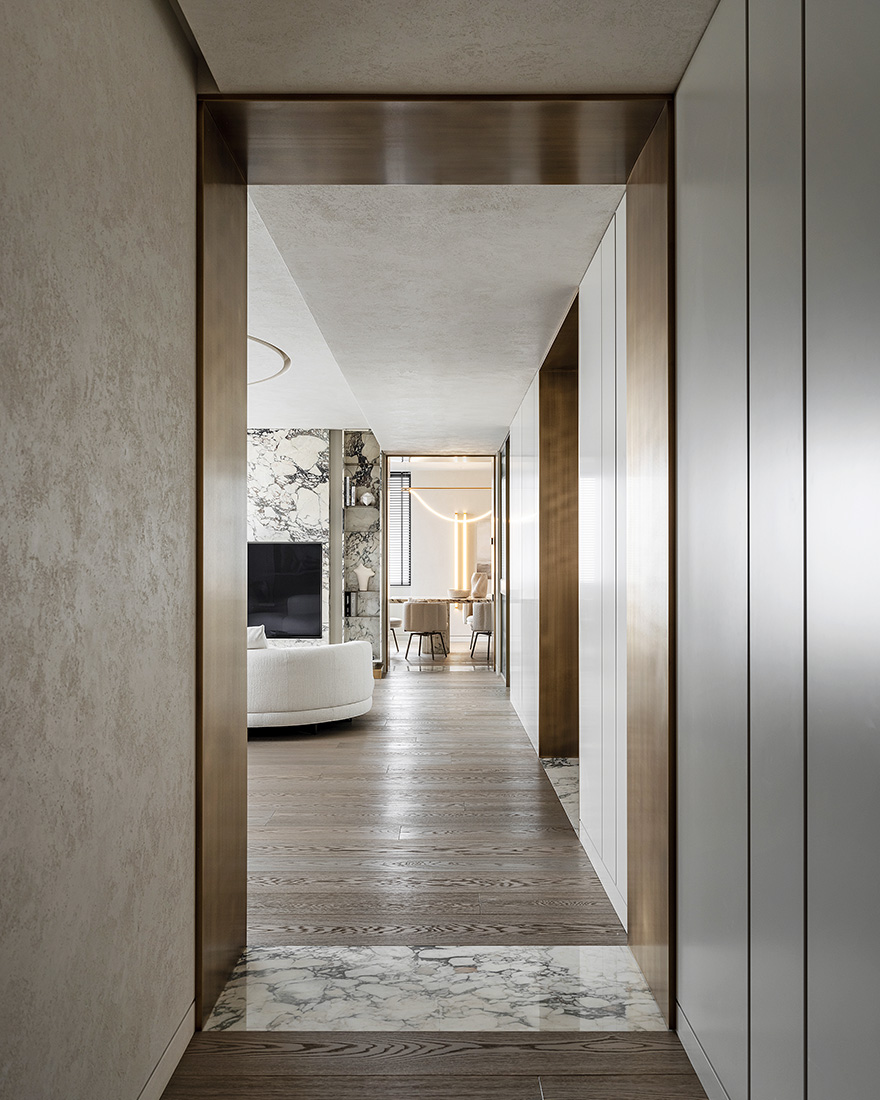 Quadro Room,大平層設計,190㎡,莫斯科,大平層裝修,輕奢風格,大平層設計案例,Quadro Room設計案例,Quadro Room作品