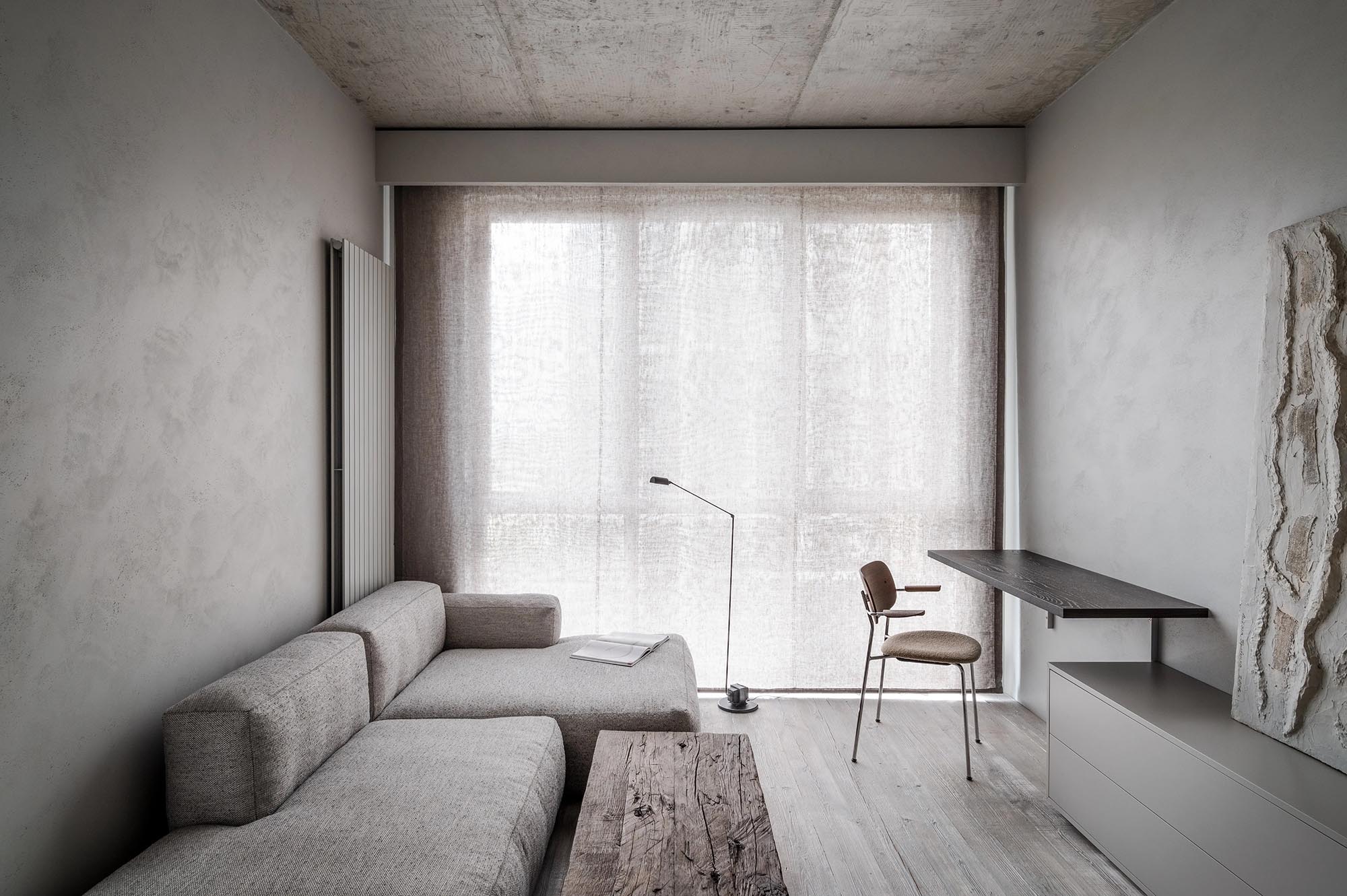 Rina Lovko Design Studio,公寓設計案例,公寓設計方案,基輔,56㎡,極簡主義風格,小公寓設計