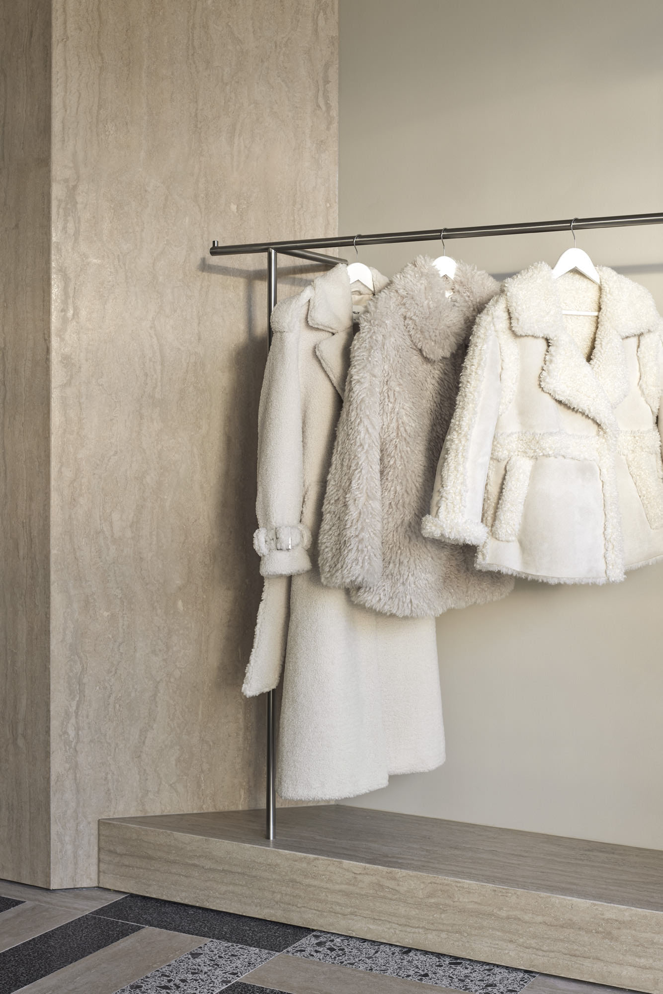 零售店設計,服裝零售店設計,服裝店設計,Studio Tate,女裝店設計案例,墨爾本,ENA PELLY,極簡主義