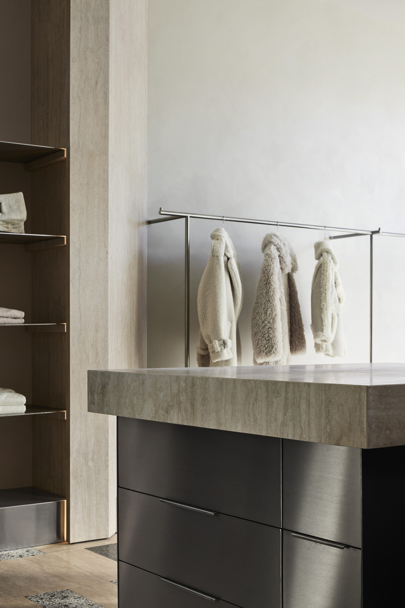 零售店設計,服裝零售店設計,服裝店設計,Studio Tate,女裝店設計案例,墨爾本,ENA PELLY,極簡主義