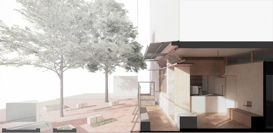 麵包店設計,烘焙店設計,麵包店設計案例,麵包店設計方案,烘焙店,麵包店裝修,社區麵包店設計,街邊店設計,廣州,AfternoonV麵包店,口口建築設計