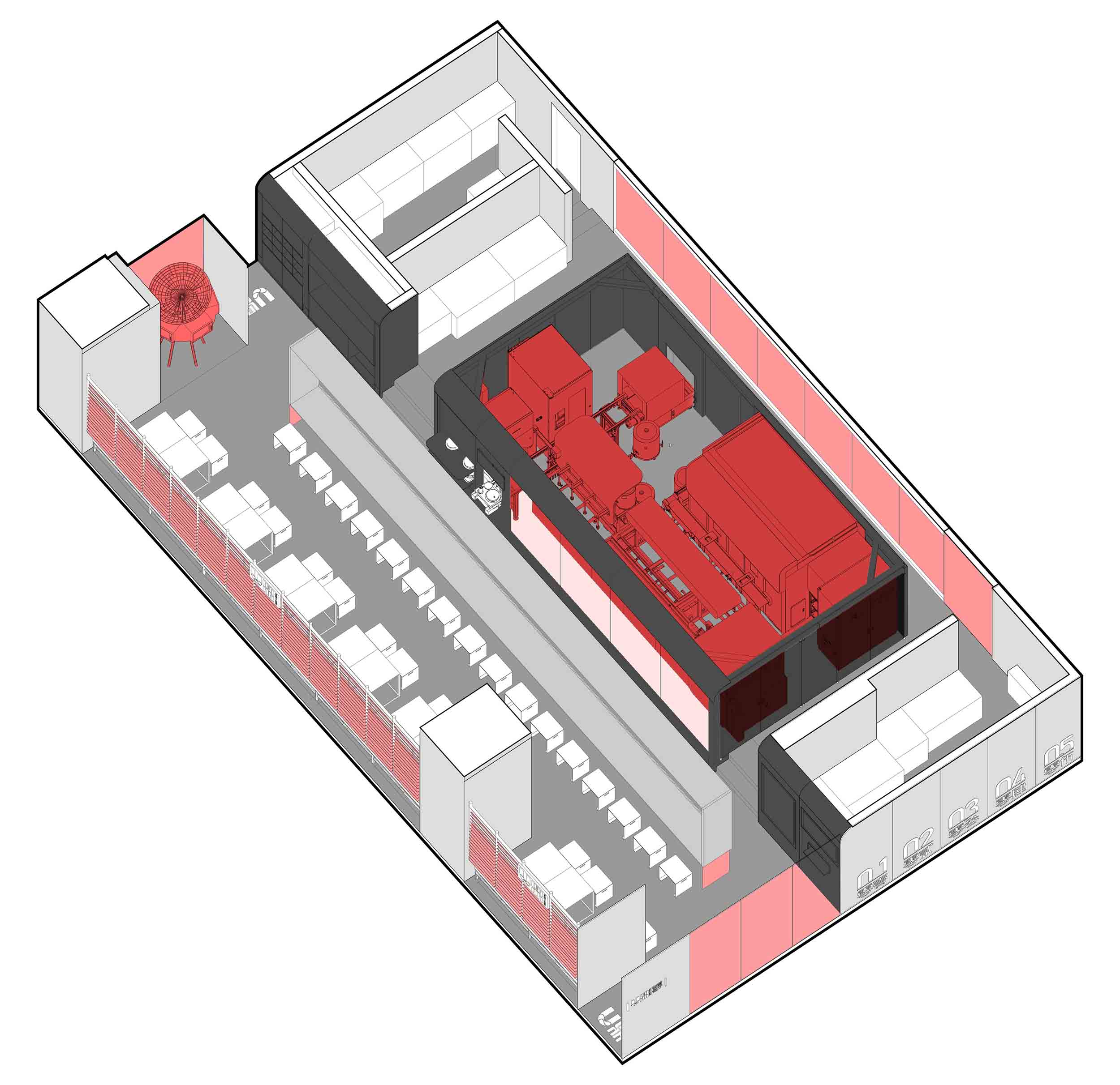 餐廳設計,智慧餐廳,冒菜餐廳設計,北京西單,餐廳設計案例,西單U鼎冒菜智慧餐廳,餐廳裝修,北京,AND lab 納間建築設計