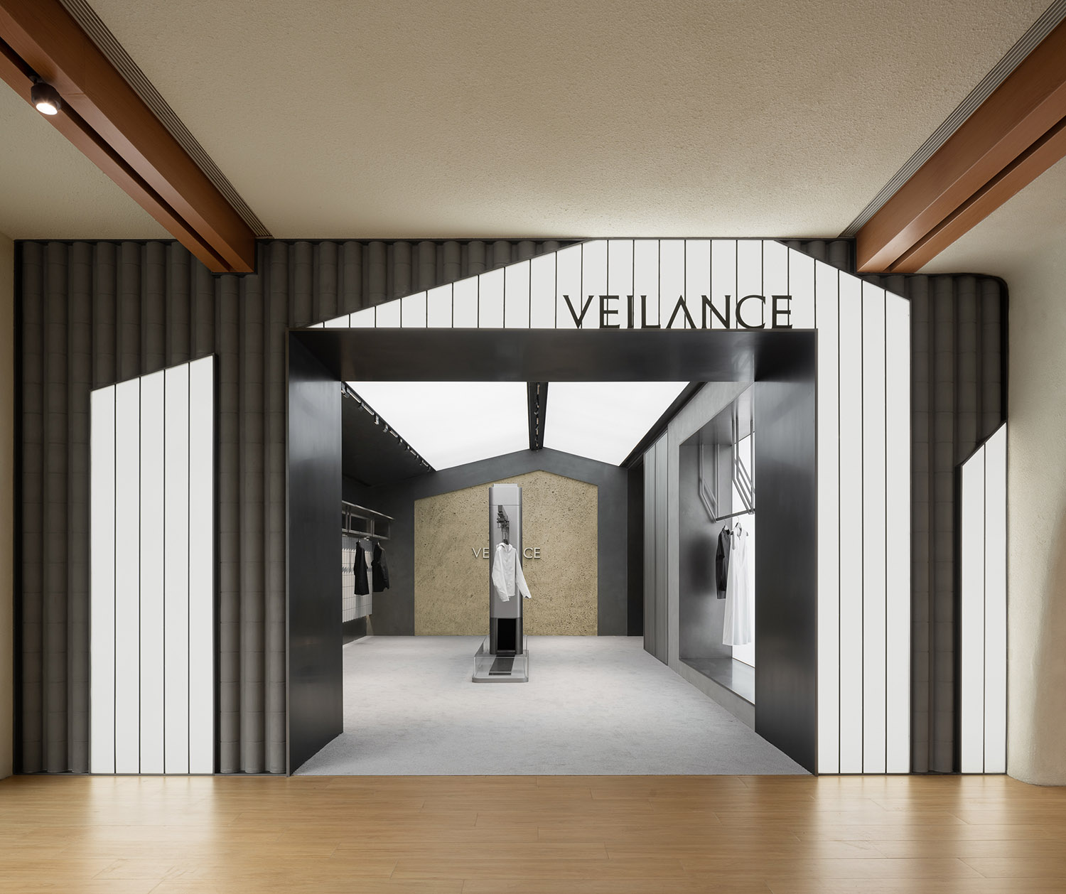 服裝店設計,零售店設計,戶外服裝零售店,服裝店設計案例,ARC'TERYX始祖鳥,始祖鳥北京店致敬溫哥華文化脈絡,尚洋藝術,北京