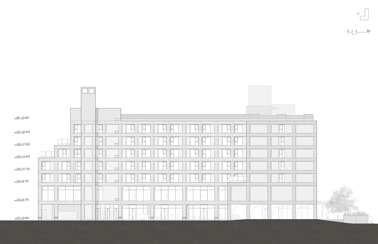 建築改造,外立麵設計,酒店式公寓設計,公寓設計,酒店改造,酒店裝修,北京,胡同大樓改造更新,AIM愷慕建築設計