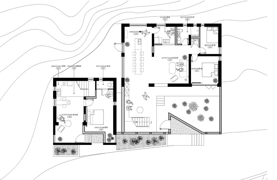 民宿設計,民宿改造設計,農民房改造民宿設計,民宿設計案例,民宿設計方案,北京民宿,有梨民宿,北京,積木盒子建築設計