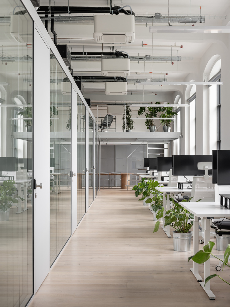 Kuklica Smerek architekti,辦公室設計案例,極簡主義辦公室,工業風格辦公室,195㎡,建築改造,舊工廠改造