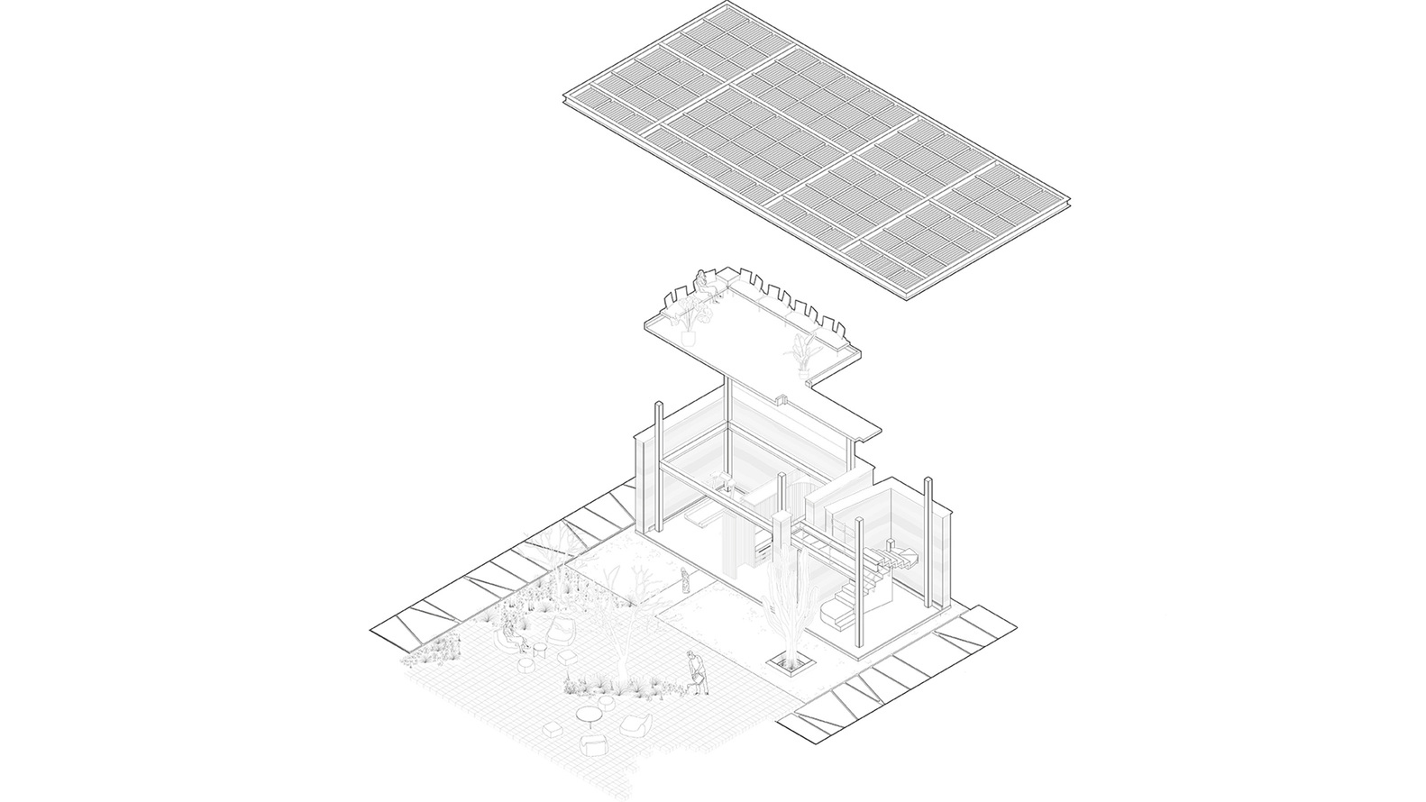 MA Design Group,別墅設計案例,別墅設計方案,庭院別墅,墨西哥,景觀別墅,1324 m²