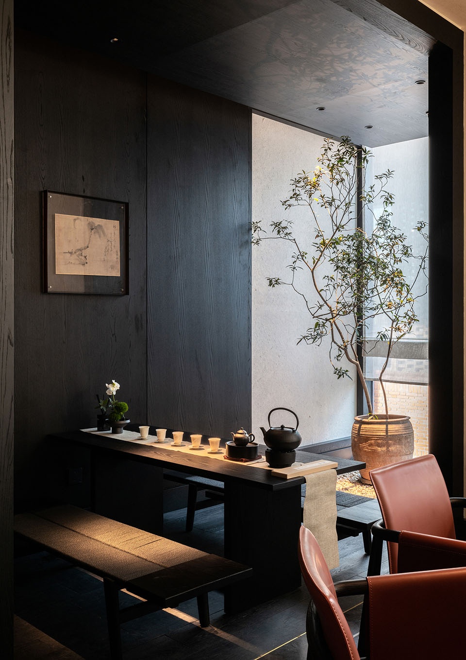 高檔餐廳設計,湘菜餐廳設計,休閑餐廳設計,餐廳設計,餐廳設計案例,餐廳設計方案,餐廳裝修,主題餐廳設計,北京,楚令尹北京坊店,無之設計