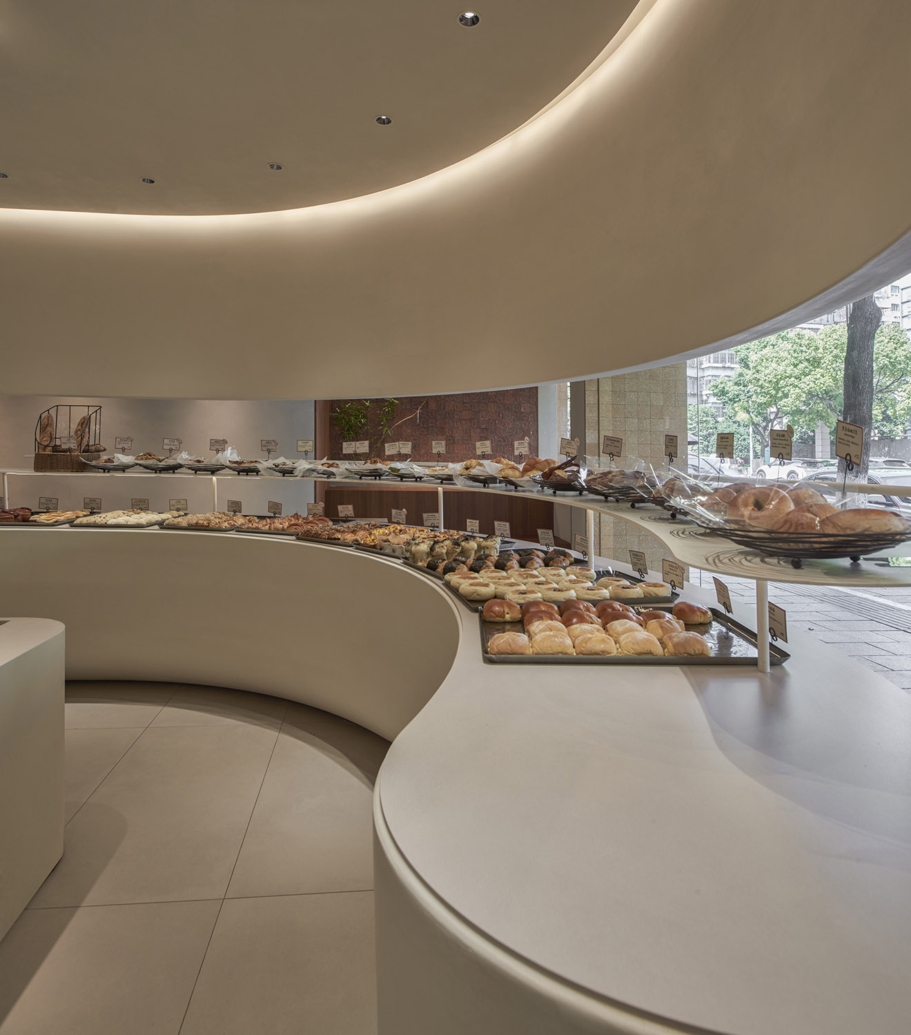 麵包店設計,烘焙店設計,麵包店設計案例,麵包店設計方案,烘焙店,麵包店裝修,街邊店設計,商店設計,CycleCycle寧波首店,寧波,謎舍設計