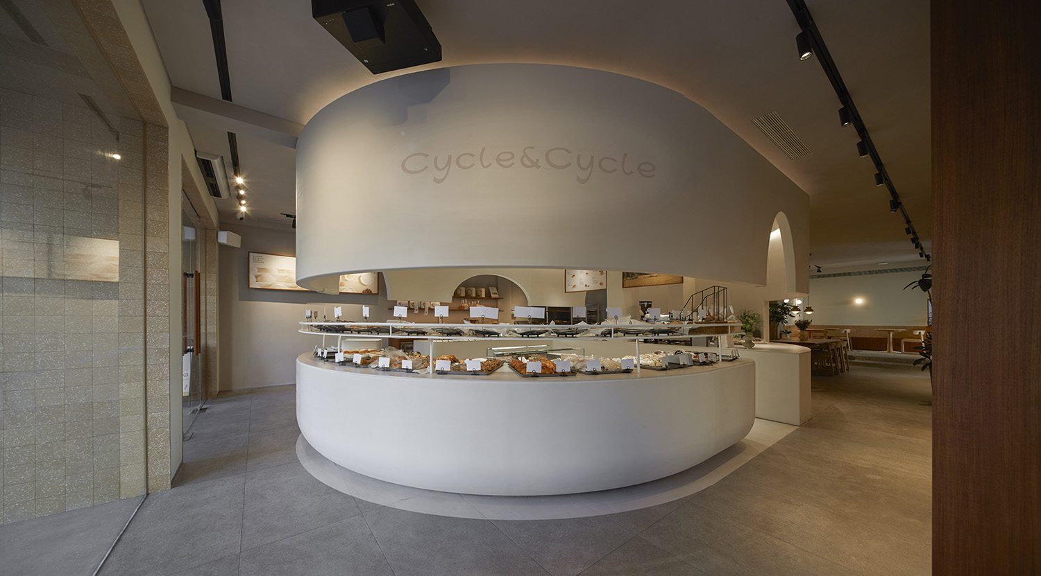 麵包店設計,烘焙店設計,麵包店設計案例,麵包店設計方案,烘焙店,麵包店裝修,街邊店設計,商店設計,CycleCycle寧波首店,寧波,謎舍設計