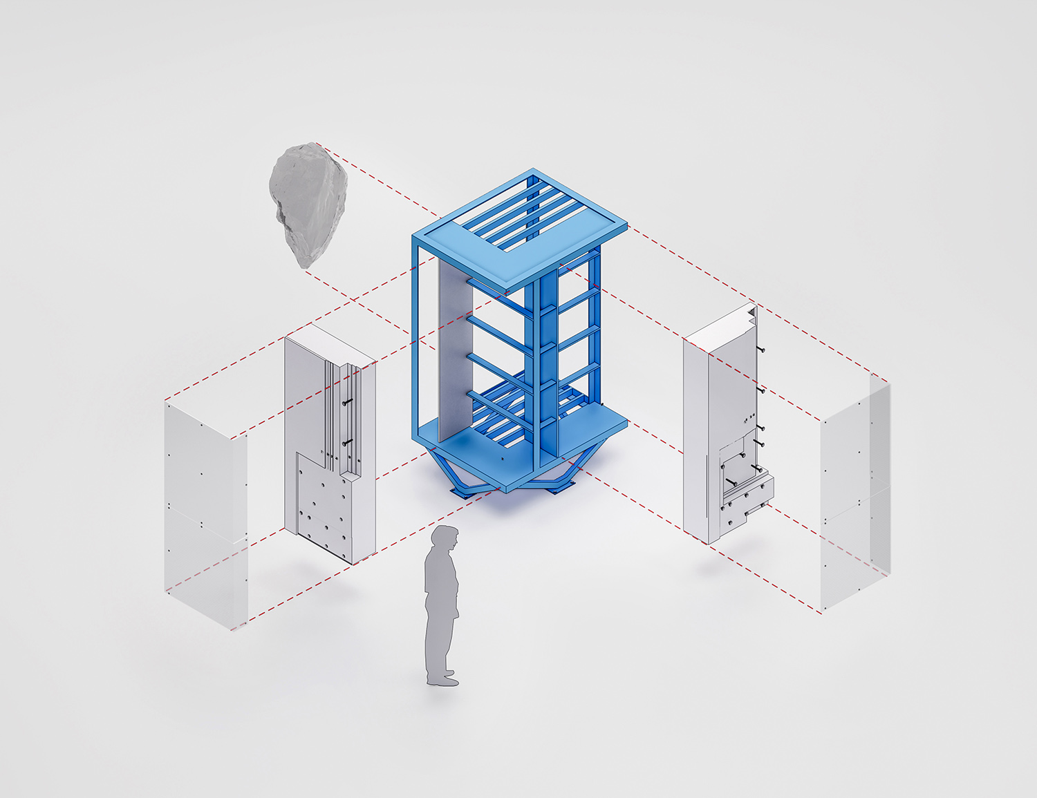 展廳設計,展廳設計案例,展廳設計方案,材料展廳設計,建材展廳設計,西安,超低能耗建築技術展廳,堂晤設計