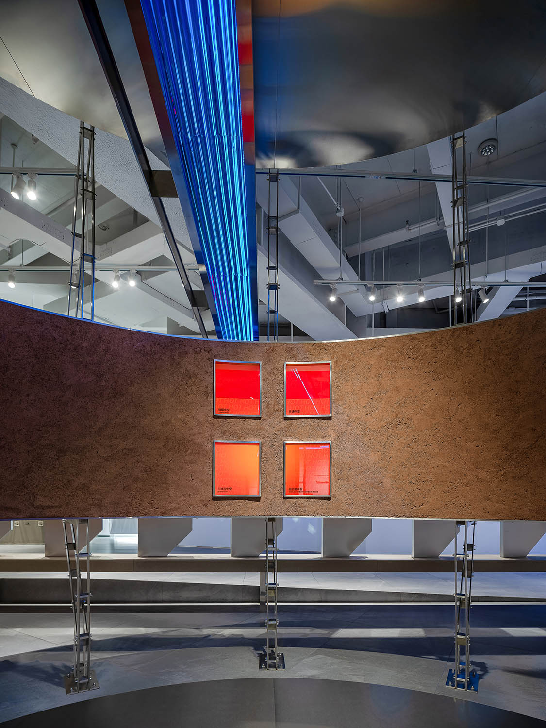 展廳設計,展廳設計案例,展廳設計方案,材料展廳設計,建材展廳設計,西安,超低能耗建築技術展廳,堂晤設計