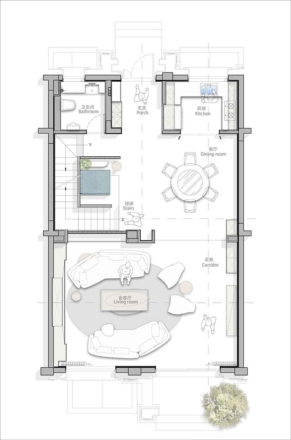 580㎡別墅設計,580㎡,別墅設計,別墅設計案例,別墅設計方案,現代風格別墅設計,杭州,禦江南別墅,和己建築設計