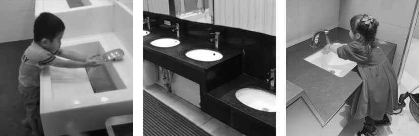 公共空間設計,衛生間設計,商場衛生間設計,商場衛生間裝修,公共廁所設計,公共衛生間設計,上海,壁上叢林交叉性別衛生間,佑向設計