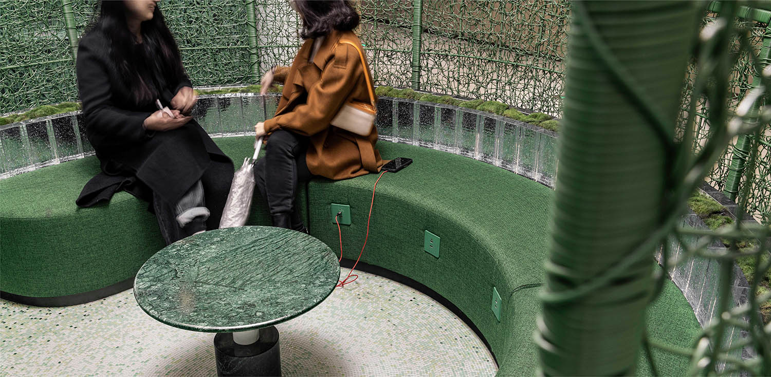 公共空間設計,衛生間設計,商場衛生間設計,商場衛生間裝修,公共廁所設計,公共衛生間設計,上海,壁上叢林交叉性別衛生間,佑向設計