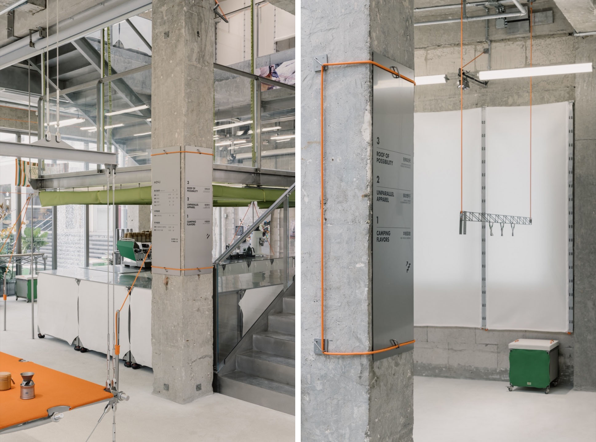 零售店設計,商店設計,集合空間設計,餐廳設計,咖啡廳設計,零售餐飲空間設計,戶外產品零售店設計,戶外主題零售空間,零售店設計案例,零售店設計方案,服裝店設計,上海,Kolon Sport可隆1973,裸築更新