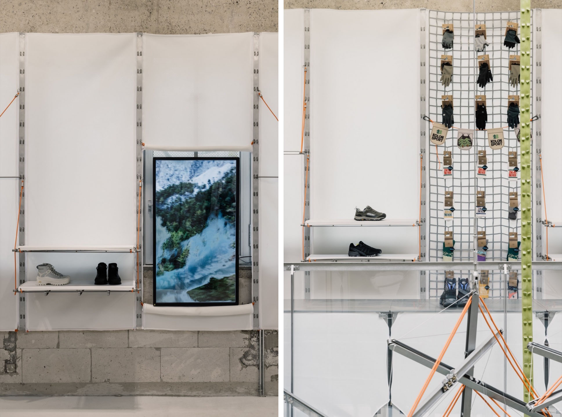 零售店設計,商店設計,集合空間設計,餐廳設計,咖啡廳設計,零售餐飲空間設計,戶外產品零售店設計,戶外主題零售空間,零售店設計案例,零售店設計方案,服裝店設計,上海,Kolon Sport可隆1973,裸築更新