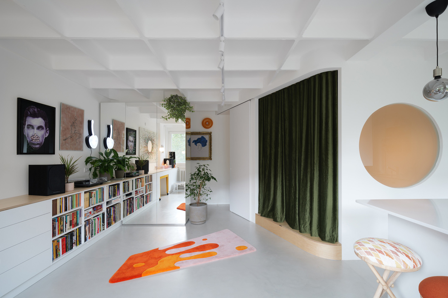 Cherry Art Hub,公寓設計案例,公寓設計方案,小戶型設計,塞爾維亞,公寓改造,小戶型改造,35㎡