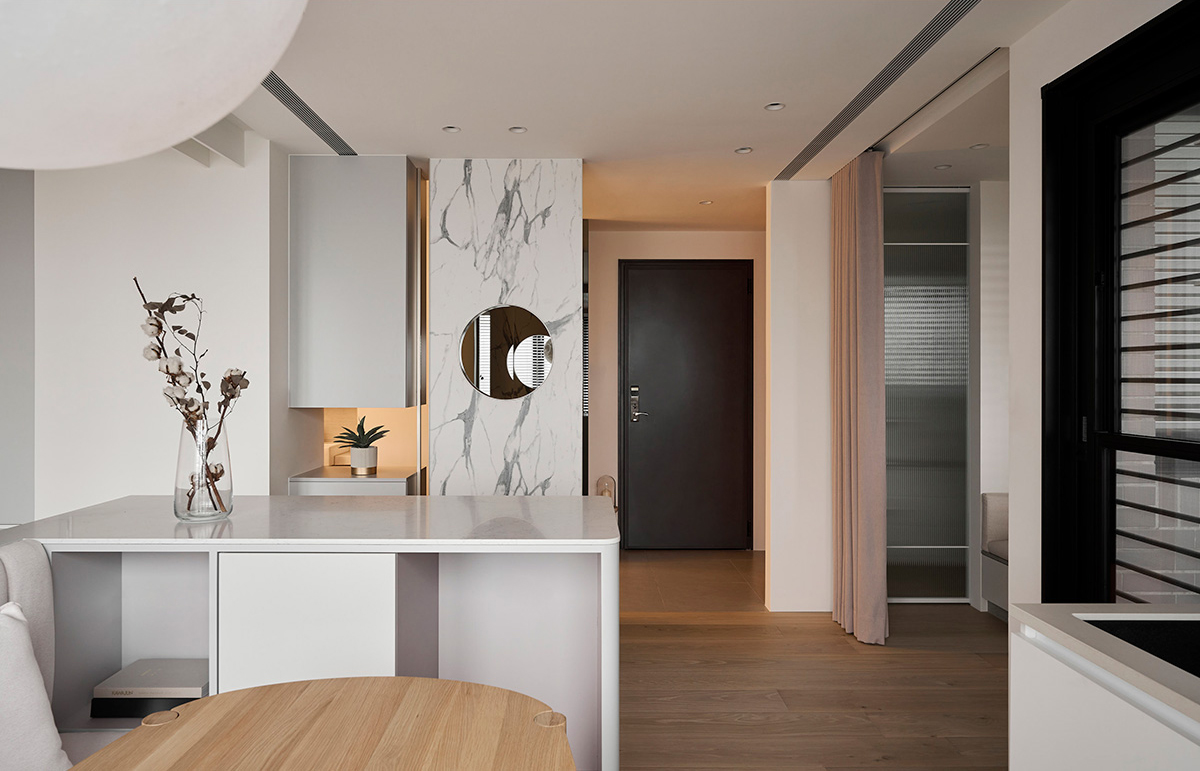 璞沃空間,公寓設計,公寓設計案例,45㎡,小戶型,單身公寓,小公寓設計效果圖,小戶型設計,單身女孩公寓