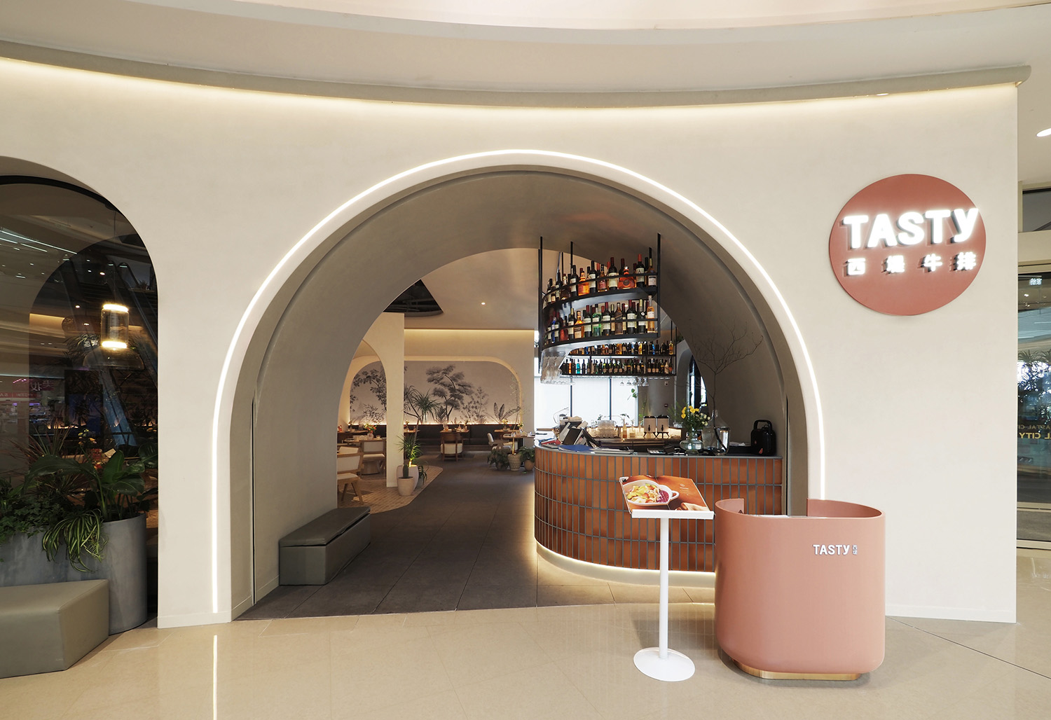 餐廳設計,休閑餐廳設計,高檔餐廳設計,牛排店設計,餐廳裝修,主題餐廳設計,西餐廳設計,西餐廳設計案例,西餐廳設計方案,無錫,西堤牛排海岸城店,大周設計