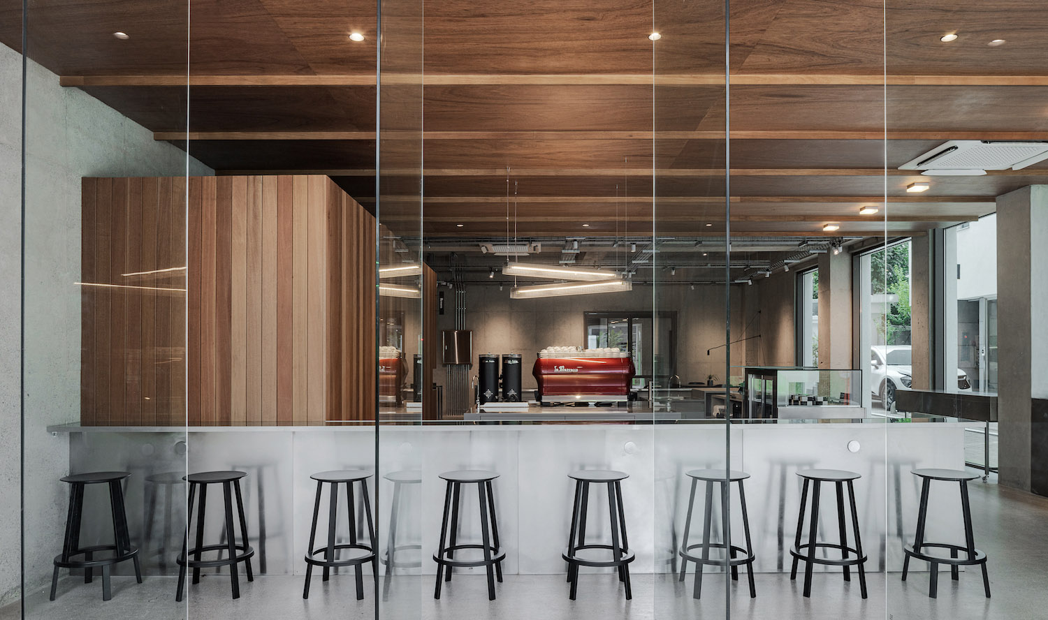 咖啡店設計,咖啡店設計案例,咖啡店設計方案,studiount,韓國,大邱,咖啡店裝修,Deep Coffee Roasters,工業風咖啡廳