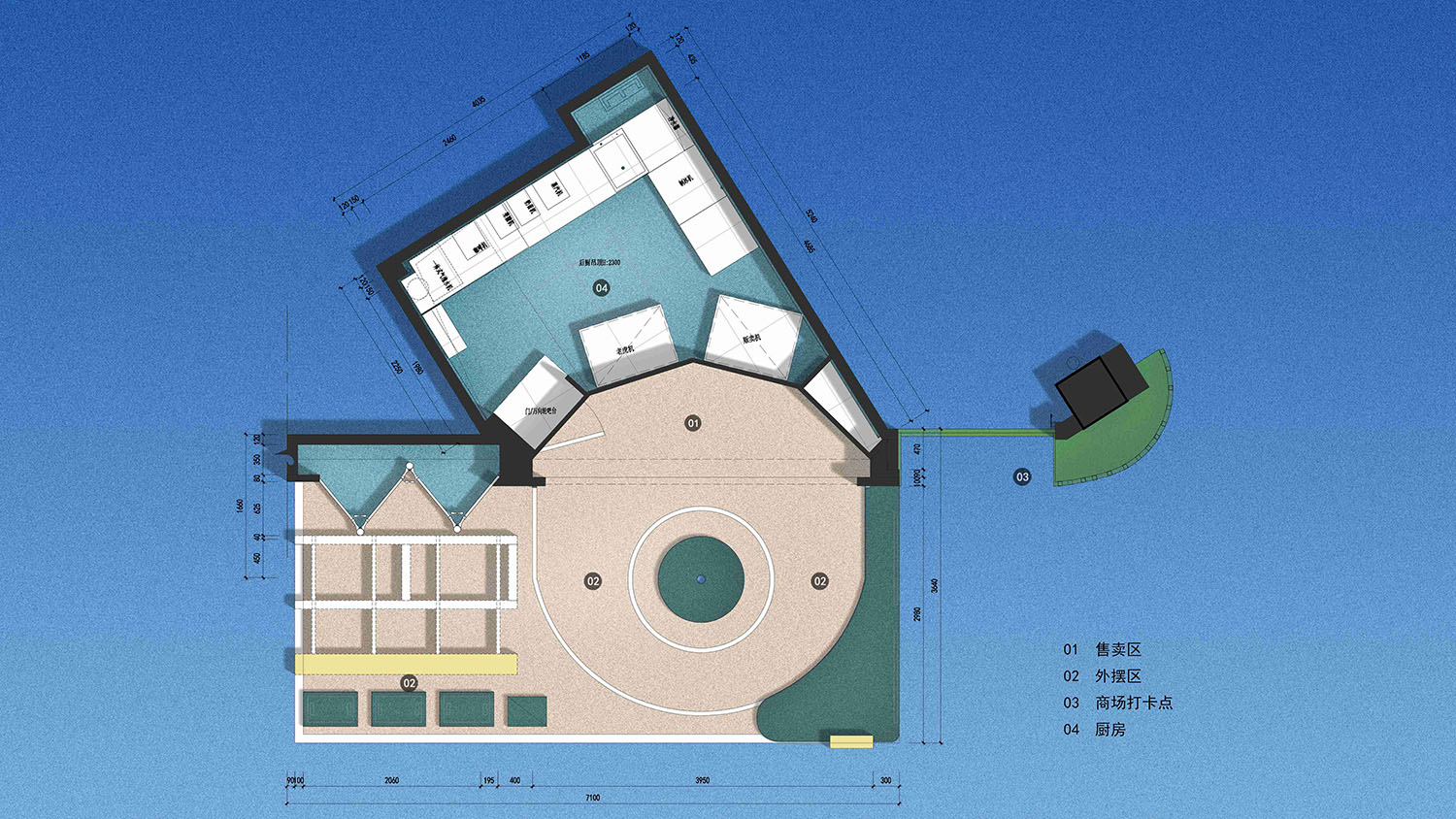 商店設計,零售店設計案例,零售店設計方案,零售店設計,飲料零售店設計,飲品店設計,汽製青年,武漢,向生設計事務所
