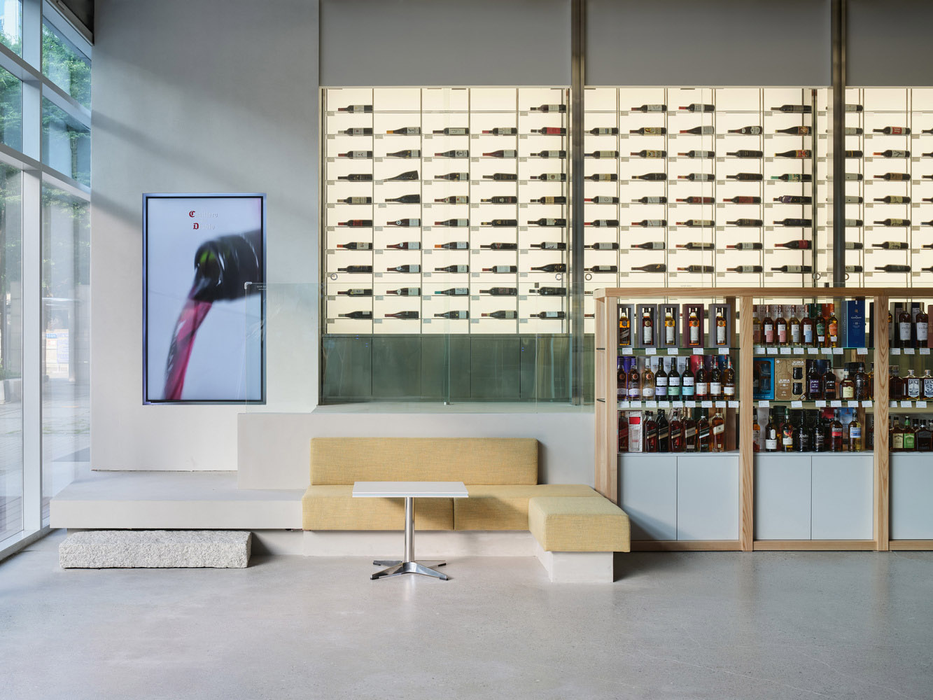 Studio Prepro,酒零售店設計,葡萄酒展廳設計,體驗店設計,酒文化體驗店設計,韓國,首爾,展廳設計方案,Winenara Seonsu Store