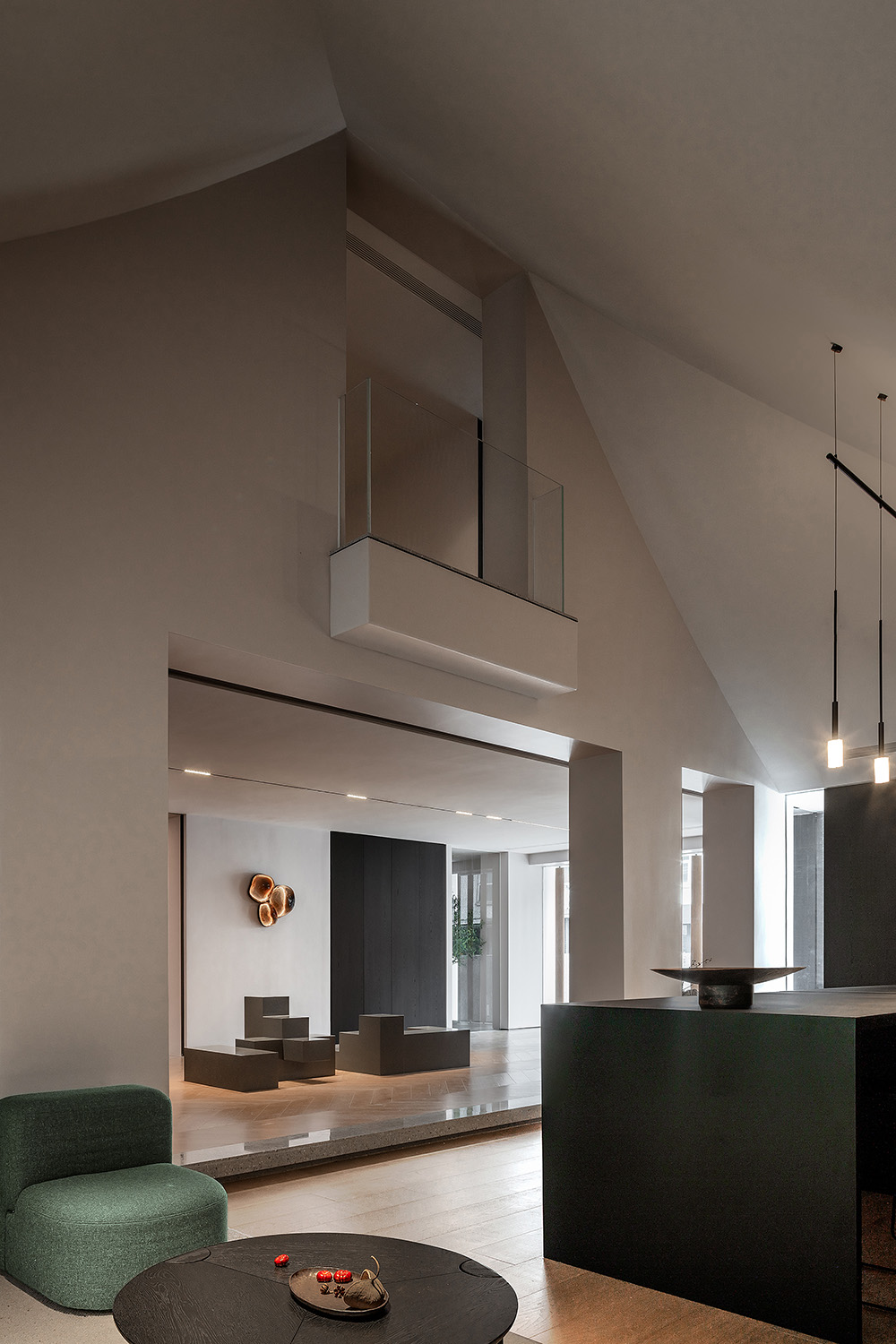 展廳設計,展廳設計案例,展廳設計方案,建材展廳設計,材料展廳設計,展廳裝修,東莞,唯木展廳建築的構成,T&D知行空間設計