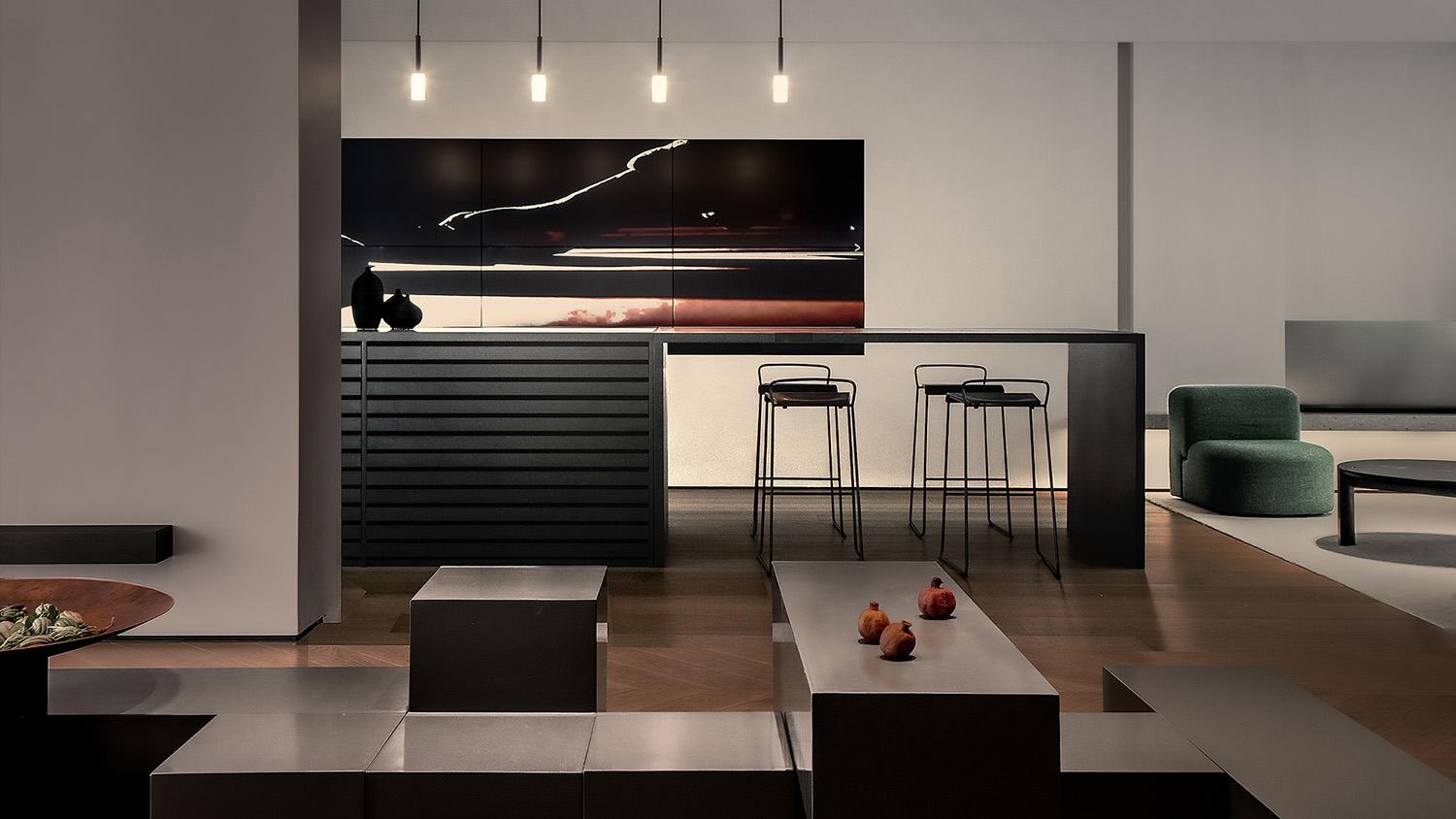 展廳設計,展廳設計案例,展廳設計方案,建材展廳設計,材料展廳設計,展廳裝修,東莞,唯木展廳建築的構成,T&D知行空間設計