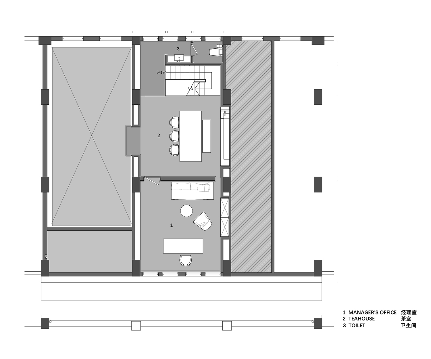 展廳設計,展廳設計案例,展廳設計方案,建材展廳設計,材料展廳設計,展廳裝修,東莞,唯木展廳建築的構成,T&D知行空間設計