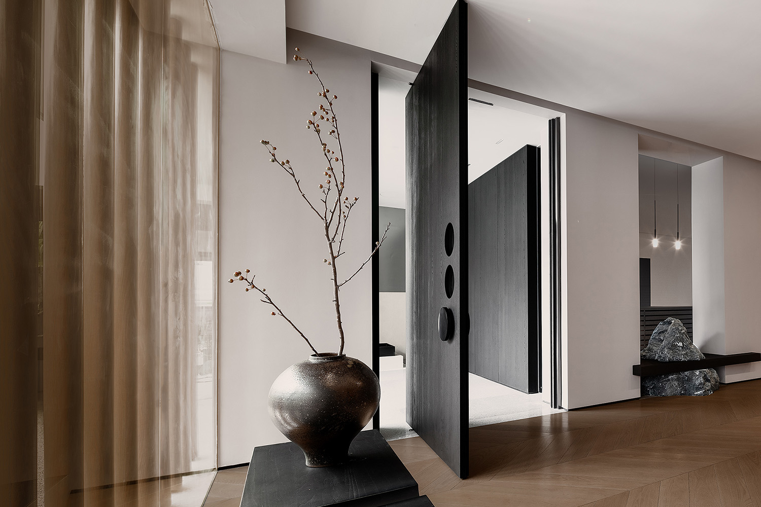 展廳設計,展廳設計案例,展廳設計方案,建材展廳設計,材料展廳設計,展廳裝修,東莞,唯木展廳建築的構成,T&D知行空間設計