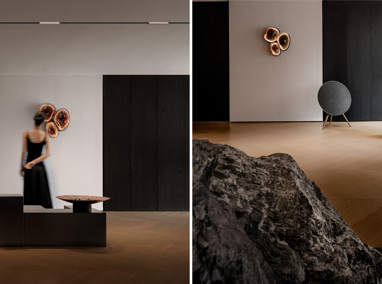 展廳設計,展廳設計案例,展廳設計方案,建材展廳設計,材料展廳設計,展廳裝修,東莞,唯木展廳建築的構成,T&D知行空間設計